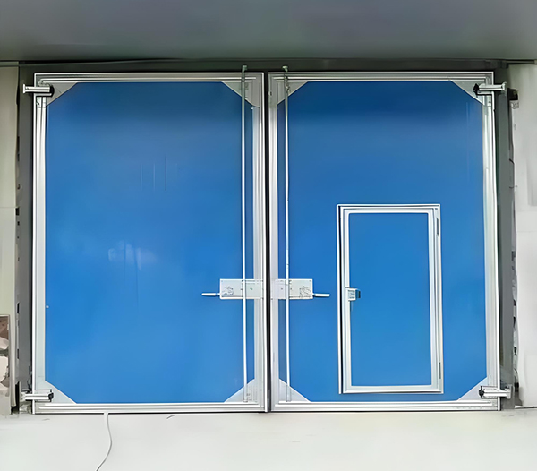 镜铁区工业平开门