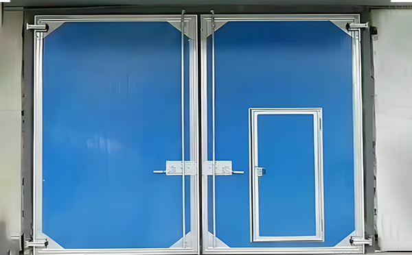 镜铁区工业平开门