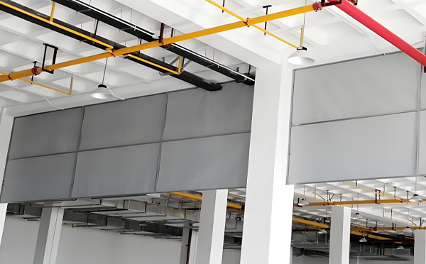 镜铁区防火布挡烟垂壁